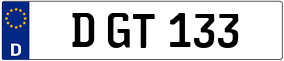 Truck License Plate